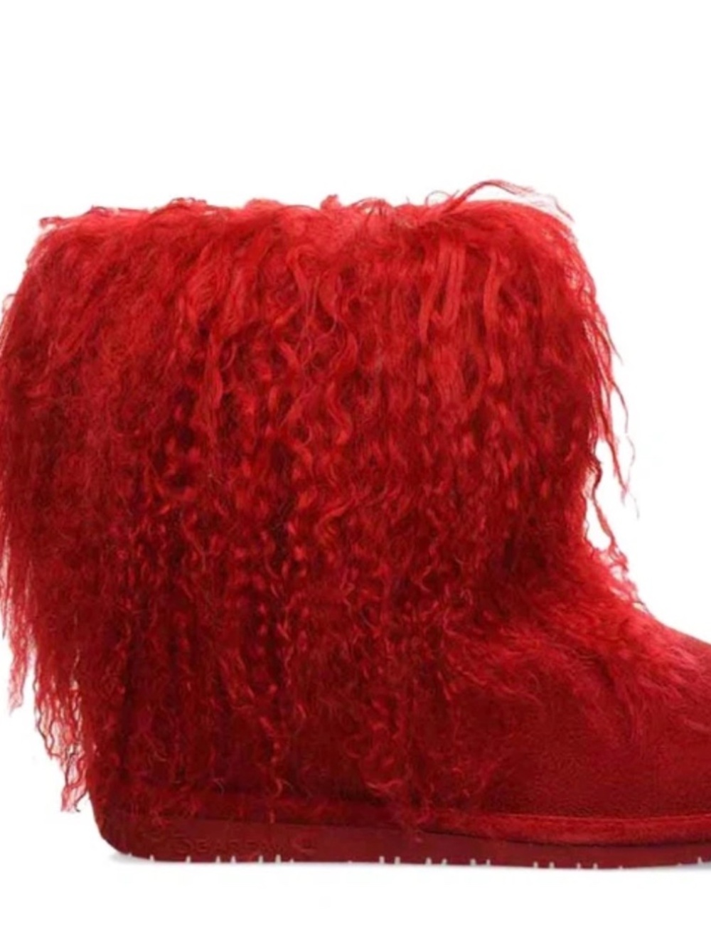 Bearpaw Women's Boo RED Winter Boots Sherpa Lining (New in Box)